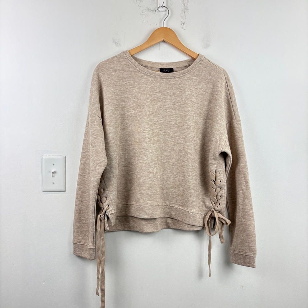 Gentle Fawn Tan Sweater with Side Ties